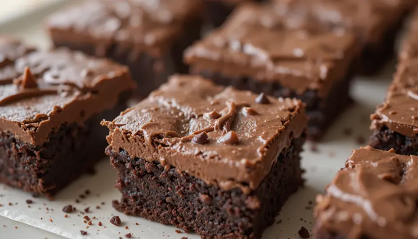 Brownies With Nutella Frosting