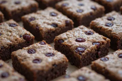 Brownies With Dried Cherries