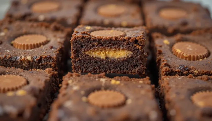 Brownies With Peanut Butter Cups Inside