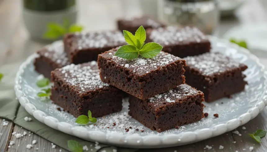 Brownies With Mint