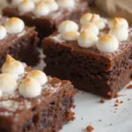 Brownies Topped With Marshmallows
