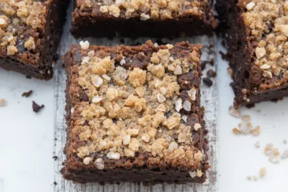 Brownies With Shortbread Crust