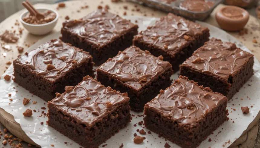 Brownies Made With Nutella