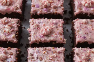 Cake Brownies With Frosting
