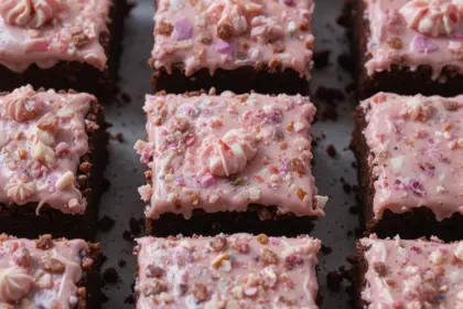 Cake Brownies With Frosting