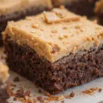 Peanut Butter Brownies With Peanut Butter Frosting