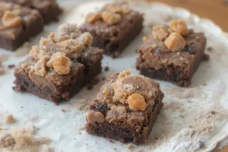 Brownies With Reeses Peanut Butter Cups Cookie Dough