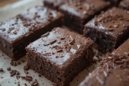 Espresso Brownies With Mocha Ganache
