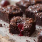 Black Forest Brownies With Cherry Pie Filling