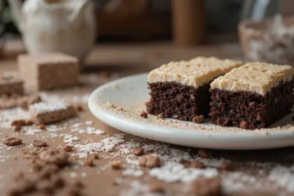 Old Fashioned Brownies With Frosting