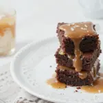Brownies With Salted Caramel Sauce