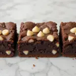 Chocolate Brownies With White Chocolate Chips