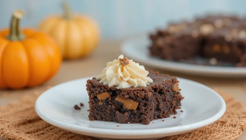 Weight Watcher Brownies With Pumpkin