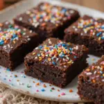 Homemade Brownies With Sprinkles