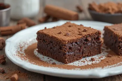 Chocolate Brownies With Cocoa