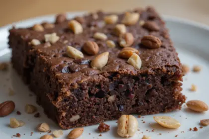 Vegan Brownies With Nuts