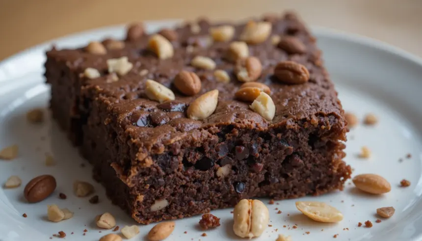 Vegan Brownies With Nuts