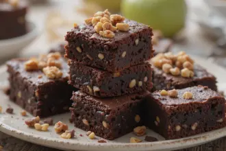 Chocolate Fudge Brownies With Walnuts