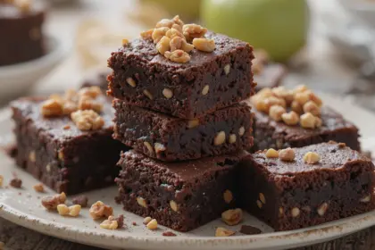 Chocolate Fudge Brownies With Walnuts
