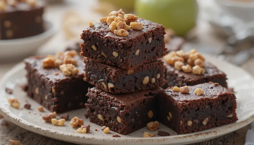 Chocolate Fudge Brownies With Walnuts