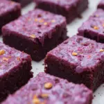 Ube Brownies With Macapuno