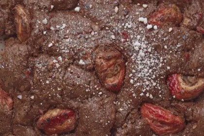 How To Make Brownies With Strawberries