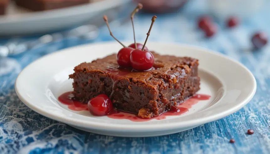 How To Make Brownies With Cherries