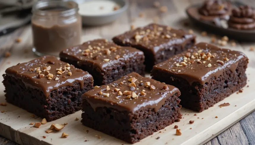 Bittersweet Espresso Brownies With Ganache