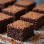 Double Chocolate Brownies With Cocoa Powder