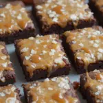 Brownies With Salted Caramel Glaze
