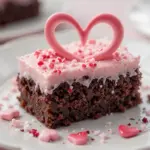 Valentine's Day Brownies With Frosting