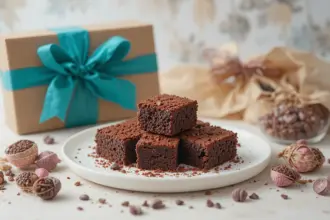 Brownie Gift Box With Brownies