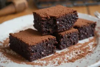 Espresso Brownies With Cocoa Powder