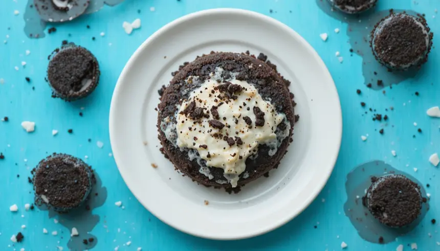 Oreo Cheesecake Brownies With Oreo Crust