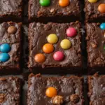 Chocolate Brownies With Candy Pieces