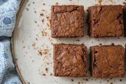 Sweet Potato Brownies With Chickpea Flour