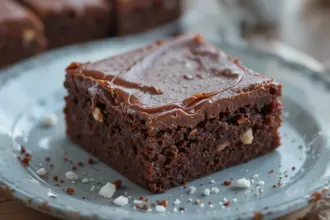Protein Brownies With Chocolate Frosting
