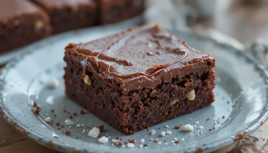 Protein Brownies With Chocolate Frosting