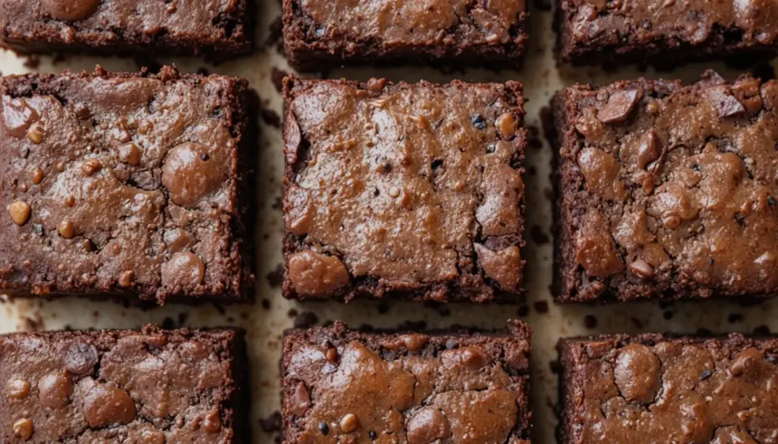 Homemade Brownies With Plant-Based Protein
