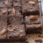 Vegan Chocolate Brownies With Nuts