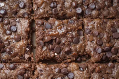 Vegan Brownies With Chocolate Chips
