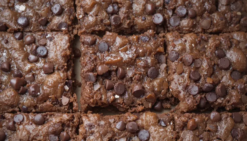 Vegan Brownies With Chocolate Chips