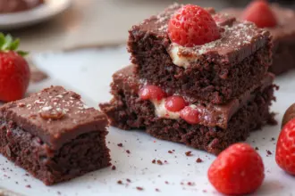 Chocolate Brownies With Yogurt Flavor