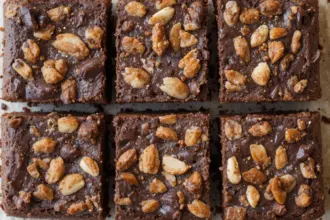 Chocolate Fudge Brownies With Nuts