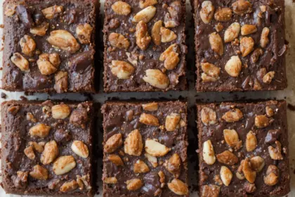Chocolate Fudge Brownies With Nuts
