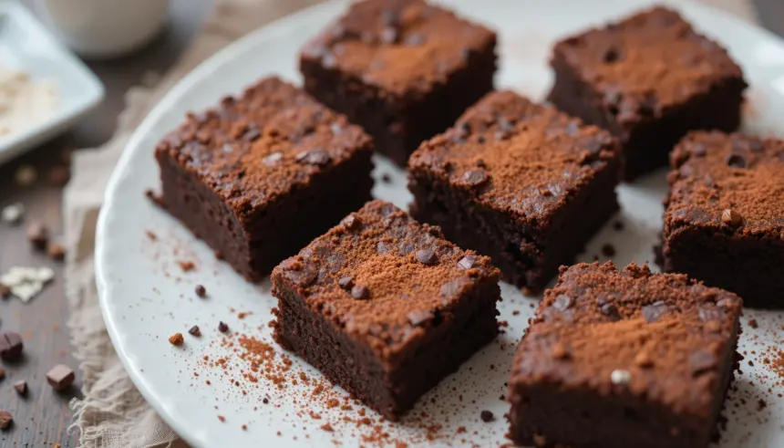 Flourless Brownies With Cocoa Powder