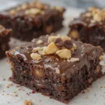 Chocolate Hazelnut Brownies With Coffee Ganache