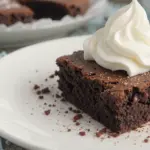 Keto Brownies With Whipped Cream