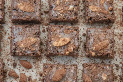 Almond Brownies With Cocoa Powder