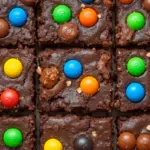Chocolate Brownies With M&M's